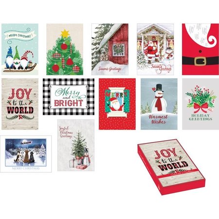PAPER IMAGES Christmas Boxed Cards 18 pk CBC412CD